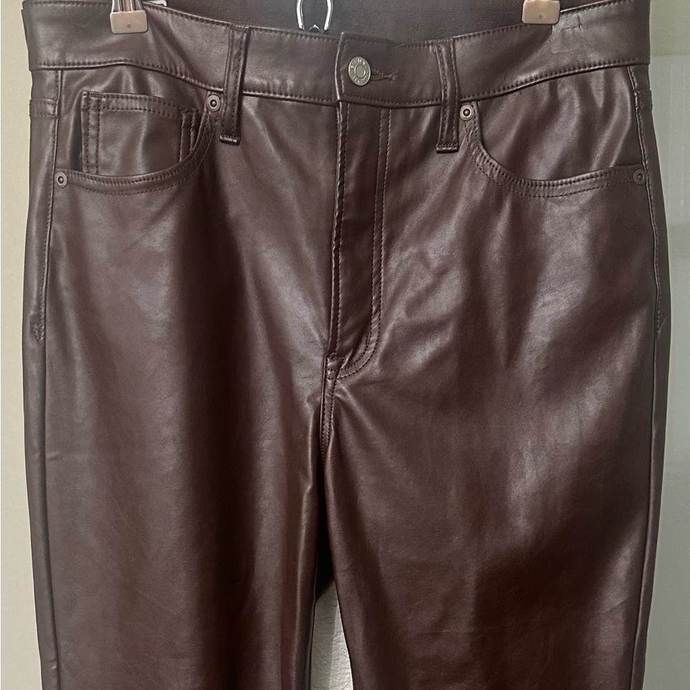 GAP Vintage Slim High Rise Pants - Rich Brown